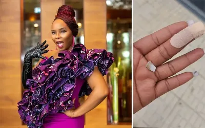 Yemi Alade Survives Car Accident in Spain