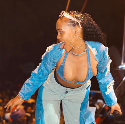 Kin Bella Nip Slip on Stage at Zzina Connect 2023