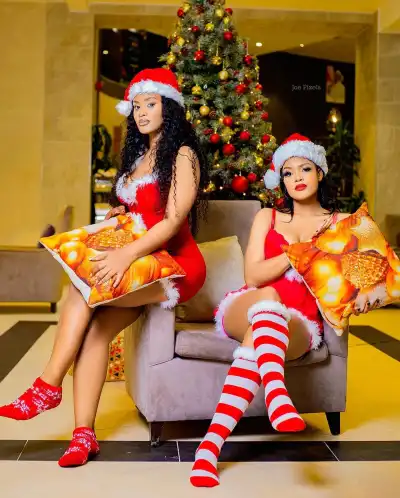 Ava Peace and Sexy Sisters XMas Photoshoot