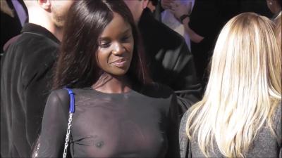 Duckie Thot Nip Slip, Braless in Sheer Outfit, and SI Swimsuit Photoshoot