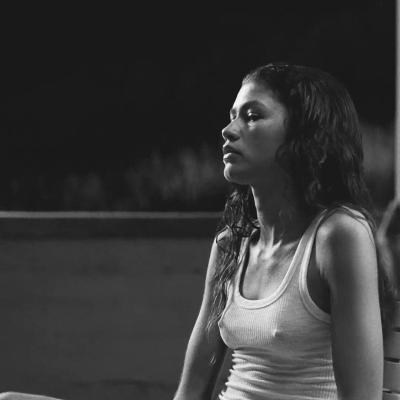 Zendaya Braless Scene from Malcolm & Marie