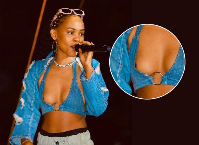 Kin Bella Nip Slip on Stage at Zzina Connect 2023