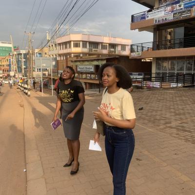 LDC graduate Shivan Arinda Preaching in the Street