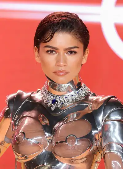 Zendaya in See-Through Robotic Outfit at Dune: Part Two Premiere