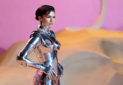 Zendaya in See-Through Robotic Outfit at Dune: Part Two Premiere