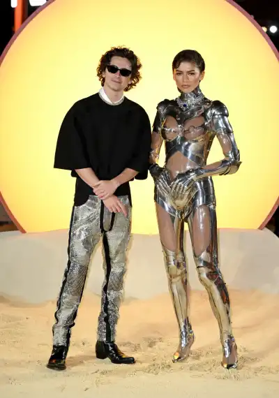 Zendaya in See-Through Robotic Outfit at Dune: Part Two Premiere