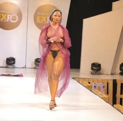 Doreen Kabareebe Exposes Boobs at Bride & Groom Expo 2022 Runway