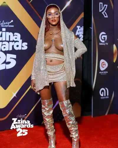 Jowy Landa Topless at Zzina Awards 2025