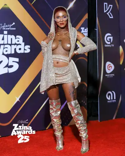 Jowy Landa Topless at Zzina Awards 2025